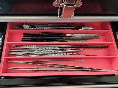 4 slot drawer organizer for mini toolbox