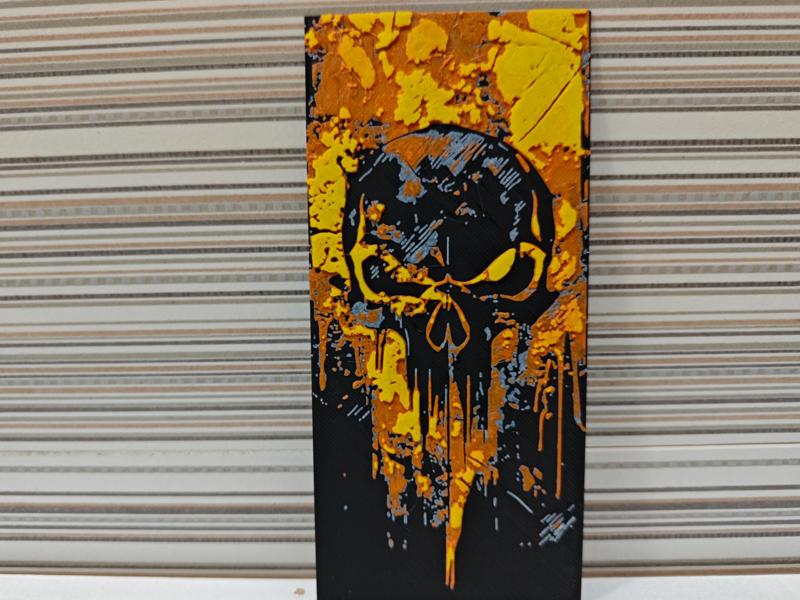 Hueforge punisher logo