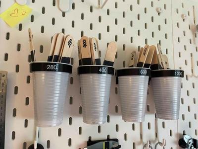 ikea skadis cup holder