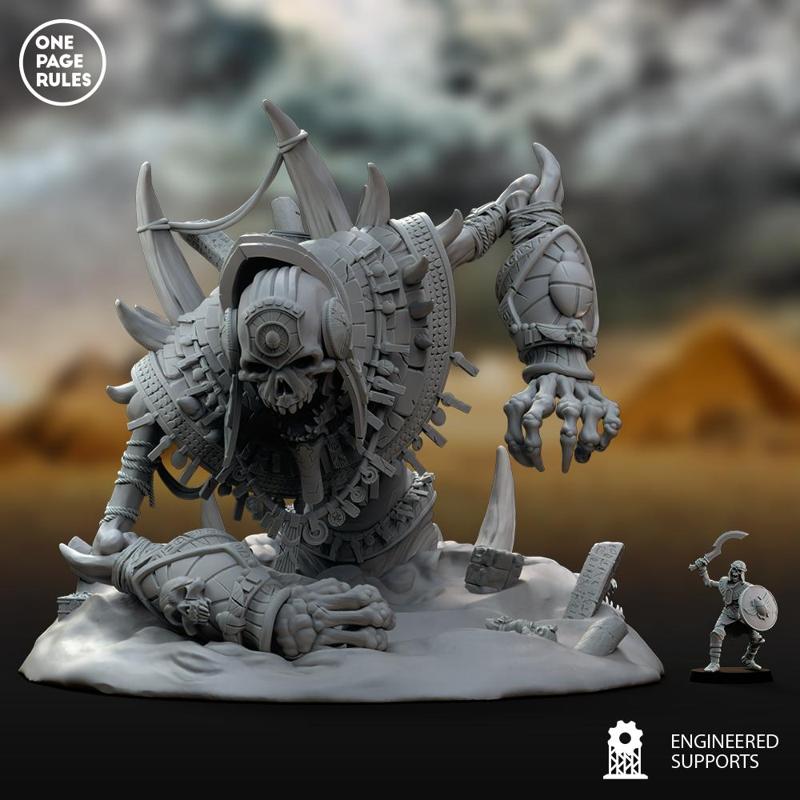 Desert Titan (Buried Skeleton) - Mummified Undead