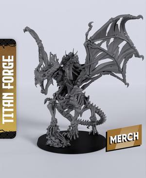 Bone Dragon - With Free Cyberpunk  - Sci-Fi Gift Ideas for RPG and Wargamers