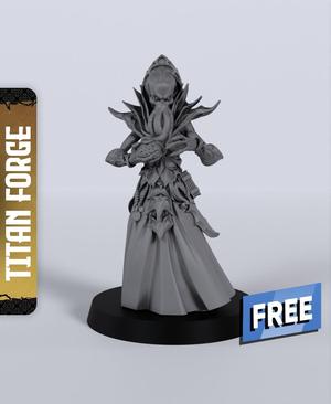 F Mindflayer B - With Free Dragon  - 5e DnD Inspired for RPG and Wargamers