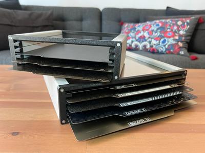 Build Plate holder A1M (stackable & dustproof)