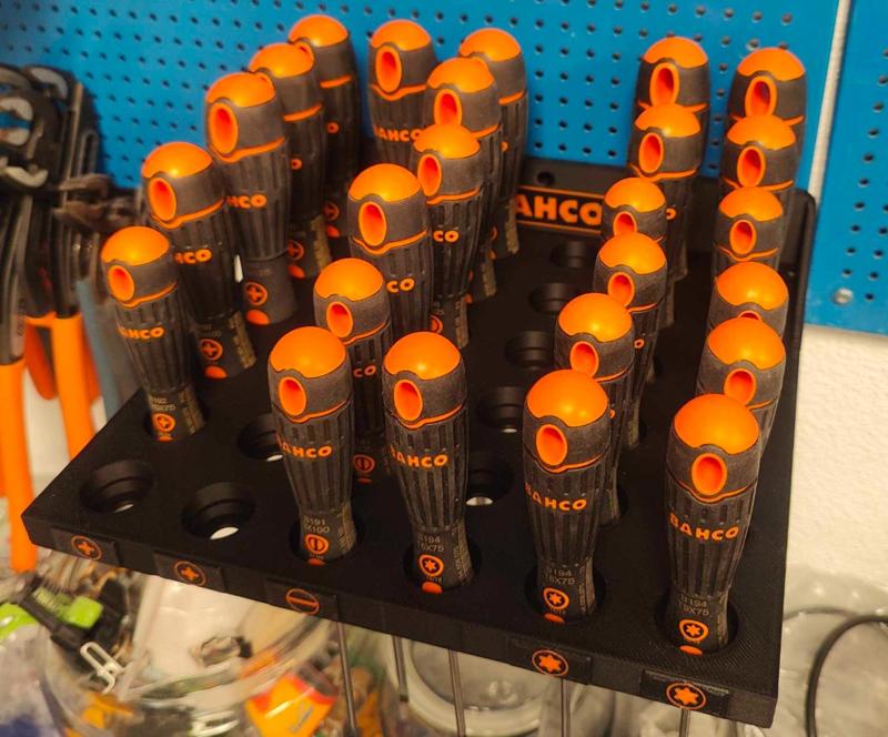 Universal screwdriver holder