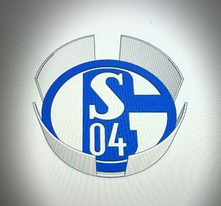 Schalke Untersetzer mit Halter