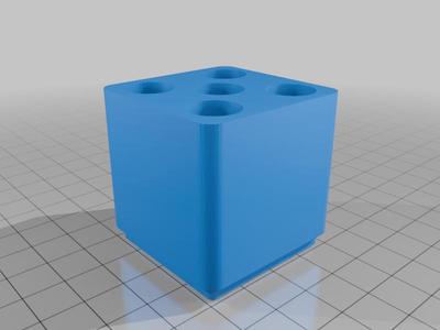 Gridfinity holder for 3/8" end mills
