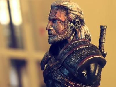 Geralt of Rivia Bust - Support Free
