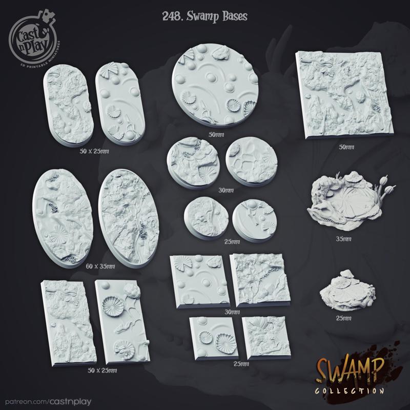 Swamp Bases (Pre-Supported)