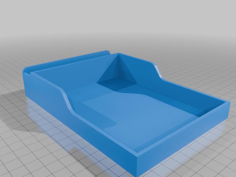 Dice tray for D6 - enclosed sides