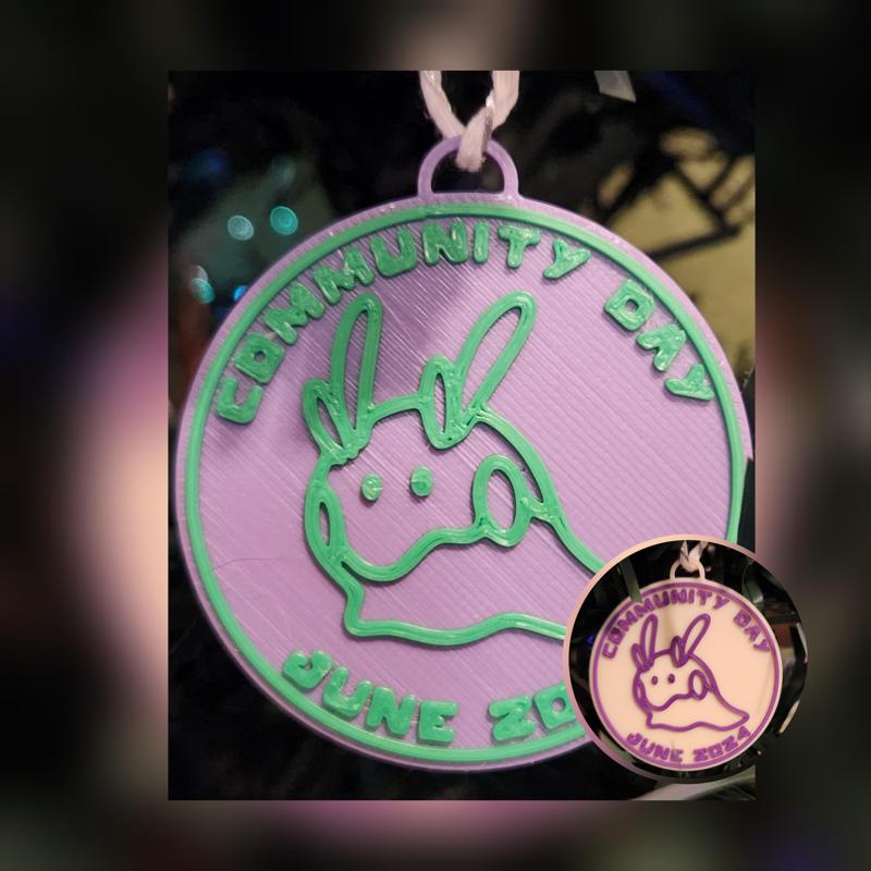 Pokemon Go Community Day #87 coin - Goomy Ornament