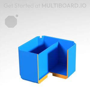 1x1x0.75 - Double Divided Bin - Multibin Insert