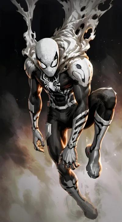 spiderman x anti venom action figure