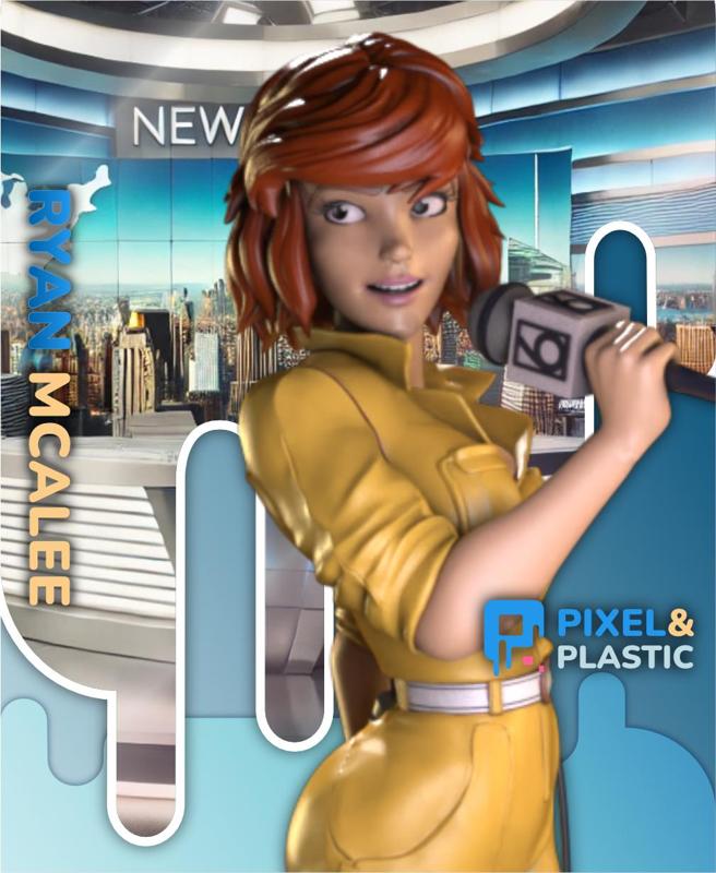 April  - TMNT 3D Printable - Teenage Mutant Ninja Turtles (80s-90s Cartoons)