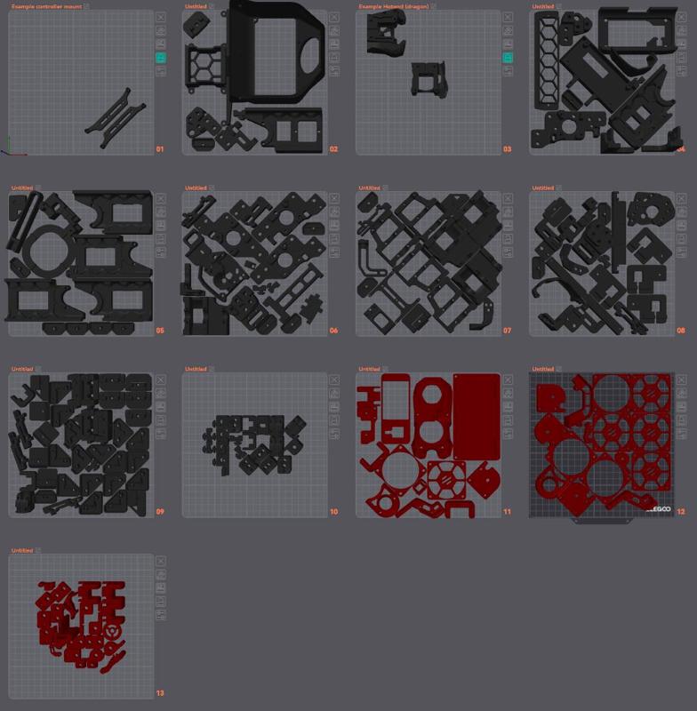 Voron v2.4 COMPLETE pre-plated printed parts + profile