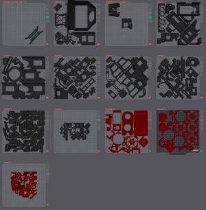 Voron v2.4 COMPLETE pre-plated printed parts + profile