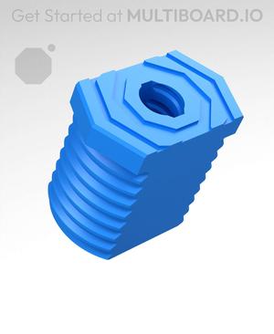 20 mm Big Thread, Flat Head, Small Thread Hole, T-Bolt