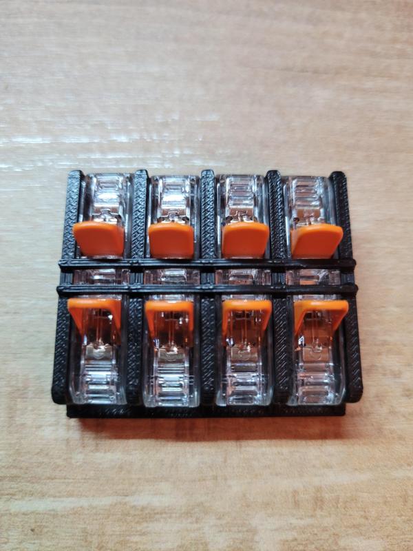 WAGO 221 2411 clip with screwholes