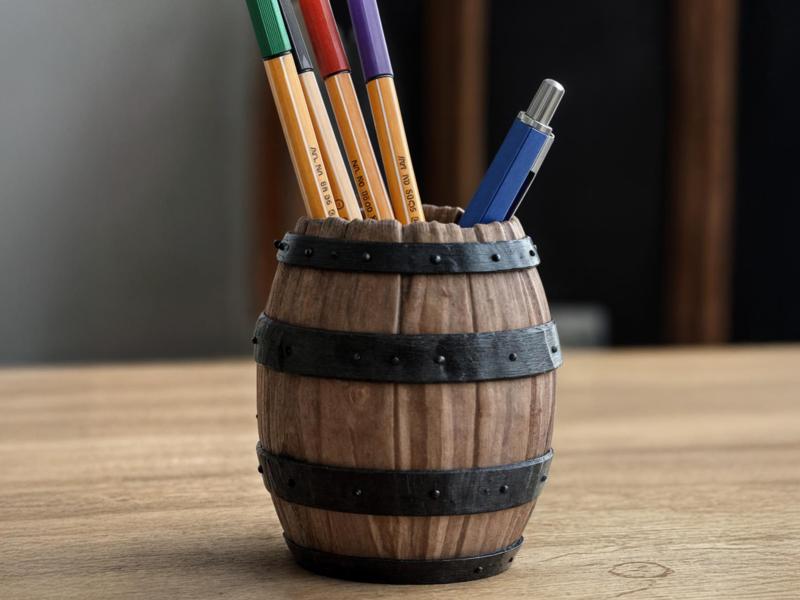 Barrel Pen Holder