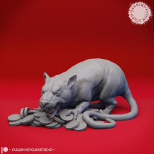 Maks the Giant Rat - Tabletop Miniature
