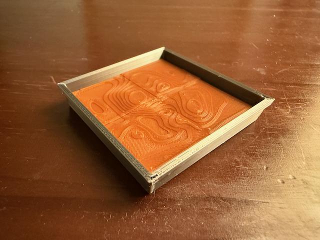 Pan of brownies for a doll house