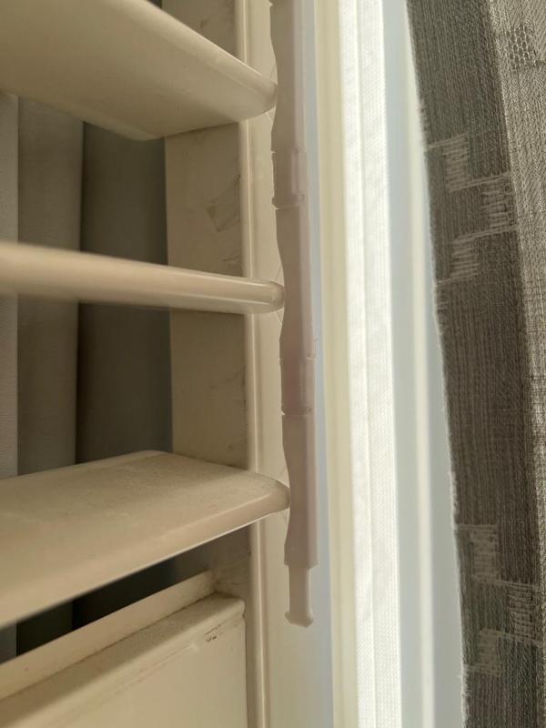 Modular hidden tilt louver replacement