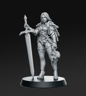 Zirila  - Female Monster Hunter - 32mm - DnD