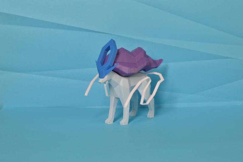 Suicune Low Poly