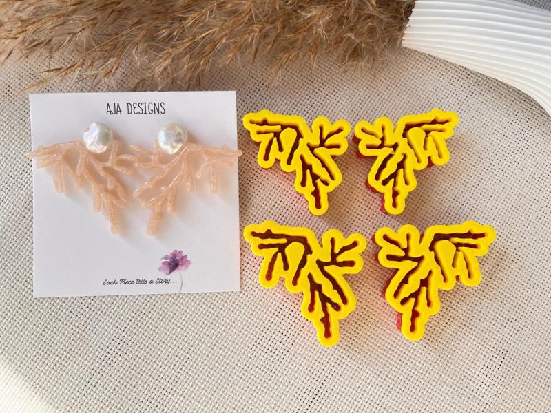 Polymer Clay Earring Mold 55 