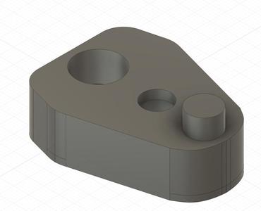 Simple Mounting Adapter for Thrustmaster TCA Quadrent 