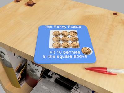 Another 10 Penny Puzzle
