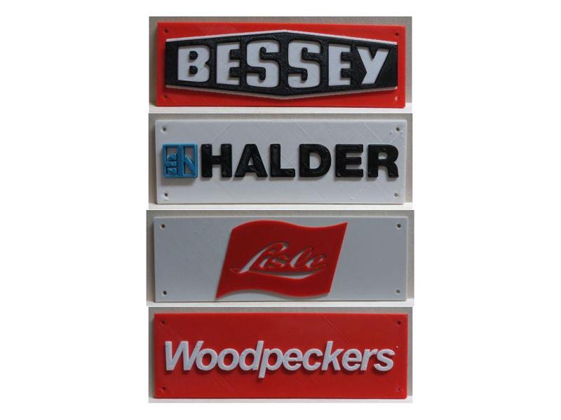 Tool Logos #3  (Bessey, Halder, Lisle, Woodpeckers)