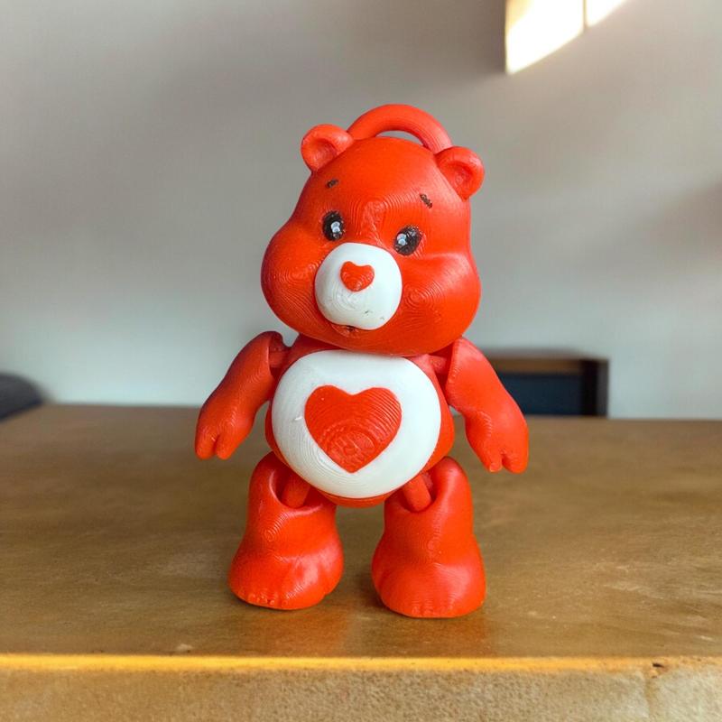 Tender Heart Bear - Care, Bear, Articulated, Flexi, Print in Place