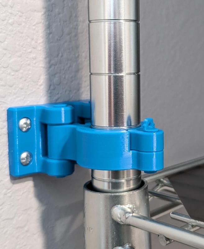 Heavy-Duty Wire Shelving Detachable Wall Mount