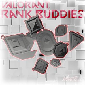 Valorant Rank Buddies (Keychain)