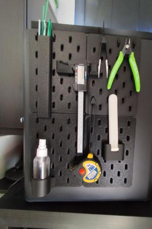 Ikea Skadis wall - original