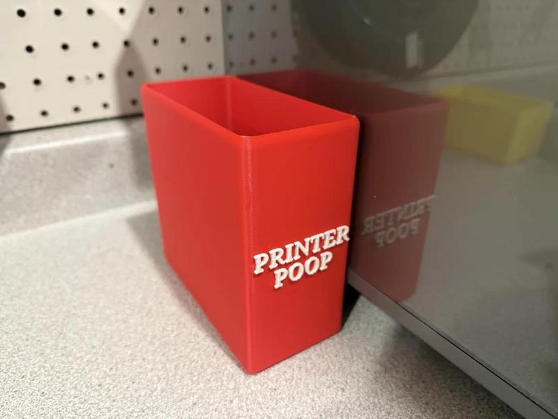 Printer Poop Waste Bin For K2 Plus   