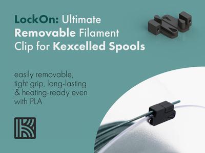 LockOn: Custom Filament Clip for Kexcelled Spools