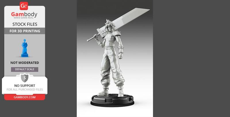 Cloud Strife Final Fantasy 7 Remake