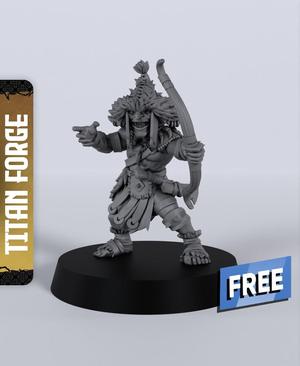 Goblin Archer B - With Free Dragon  - 5e DnD Inspired for RPG and Wargamers