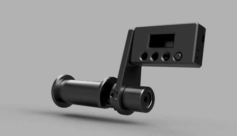 Spool holder with integrated scale ( Load cell )