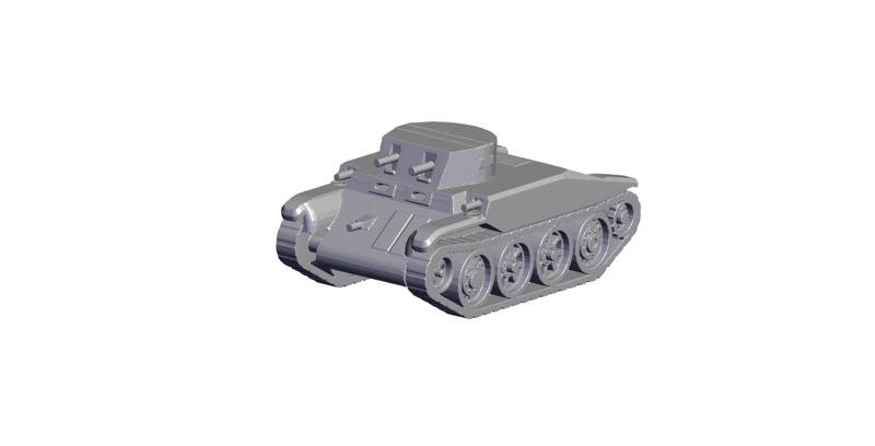 1/87 Scale T4E1 Combat Car.stl