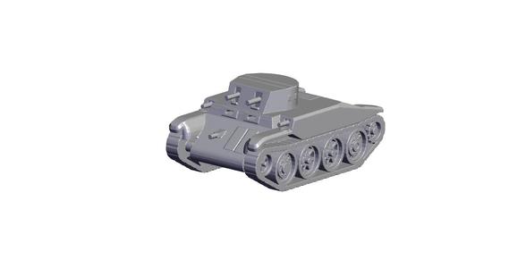 1/87 Scale T4E1 Combat Car.stl