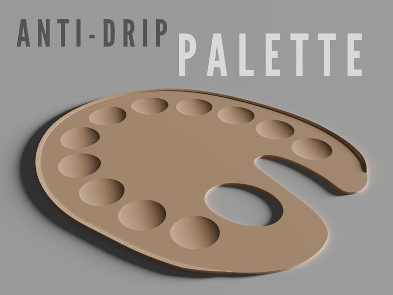 Anti-Drip Painting Palette