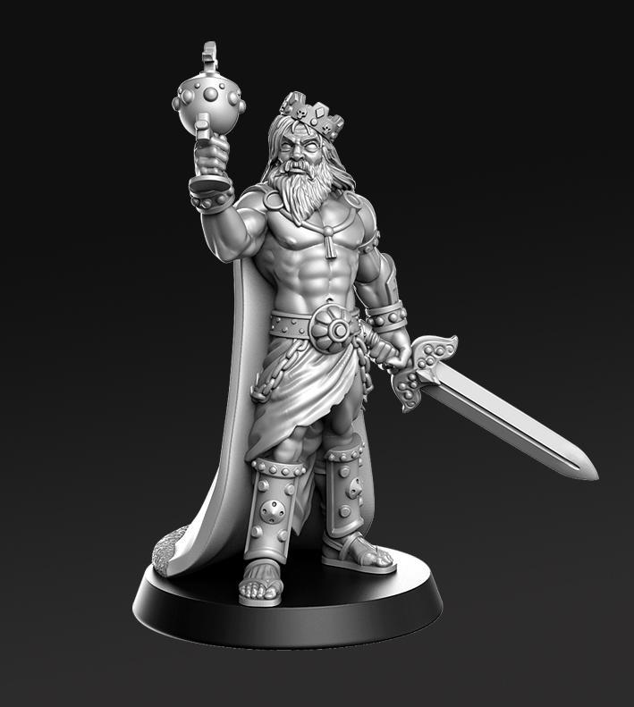 Cron - Barbarian - 32mm - DnD -