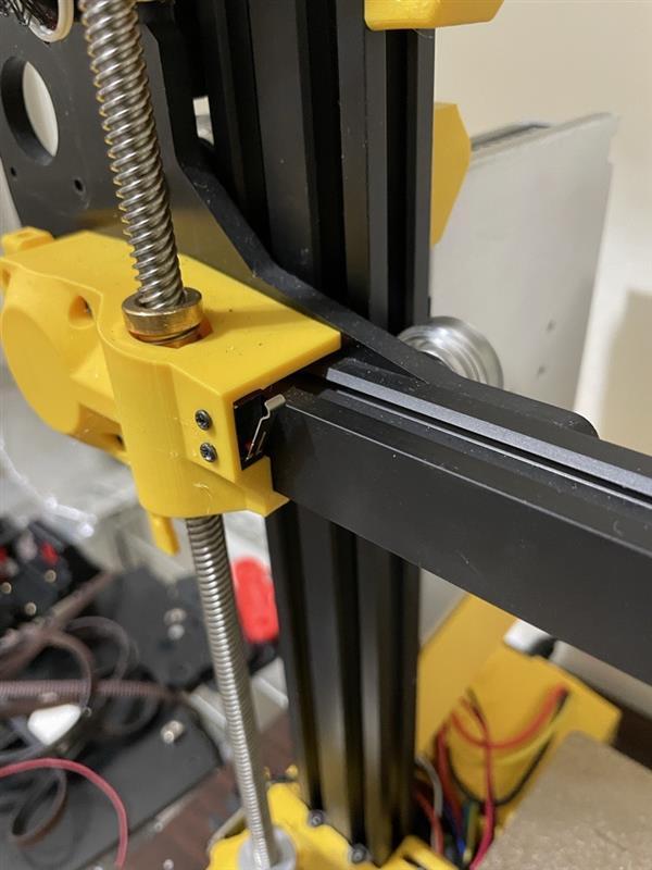 X-axis motor cover(Normal Aluminum Extrusion 2020 and T8 anti-backlash nuts)