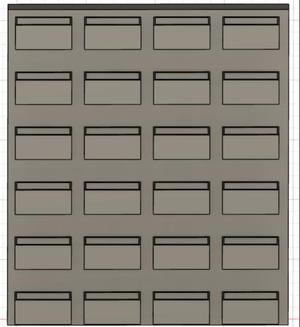 Sticker Display for Easel