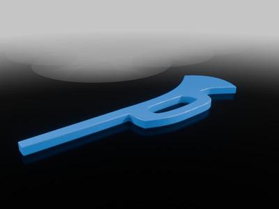 Simple ornamental trumpet