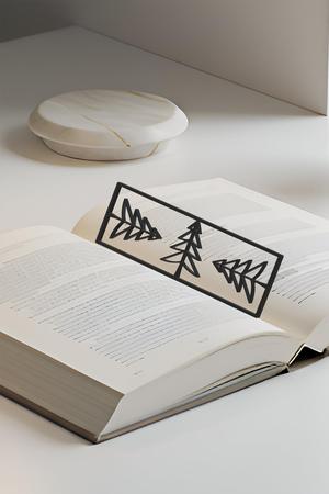 Pine Tree Bookmark, Creative Bookmark, Gift Idea