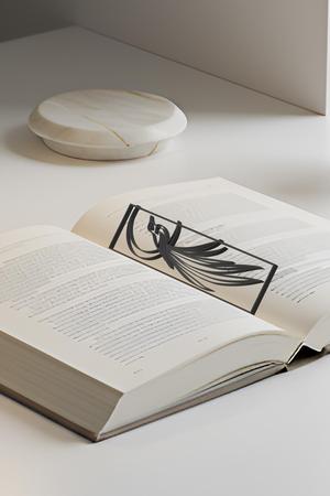 Moon And Bird Bookmark, Creativity Bookmark, Gift Idea