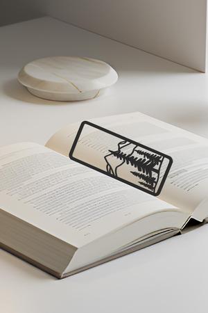Mountain View Bookmark, Creativity Bookmark, Gift Idea